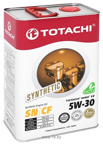 Фотографии Totachi NIRO LV Synthetic SN 5W-30 4л