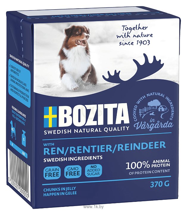 Фотографии Bozita (0.37 кг) Reindeer 100% Protein