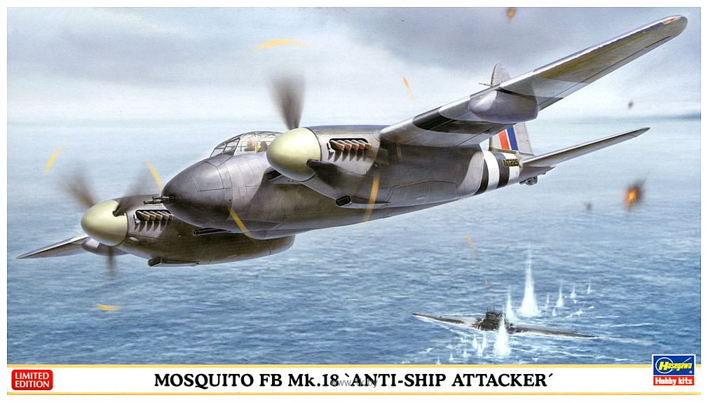 Фотографии Hasegawa Истребитель-бомбардировщик Mosquito MK18 Anti-Ship Attacker