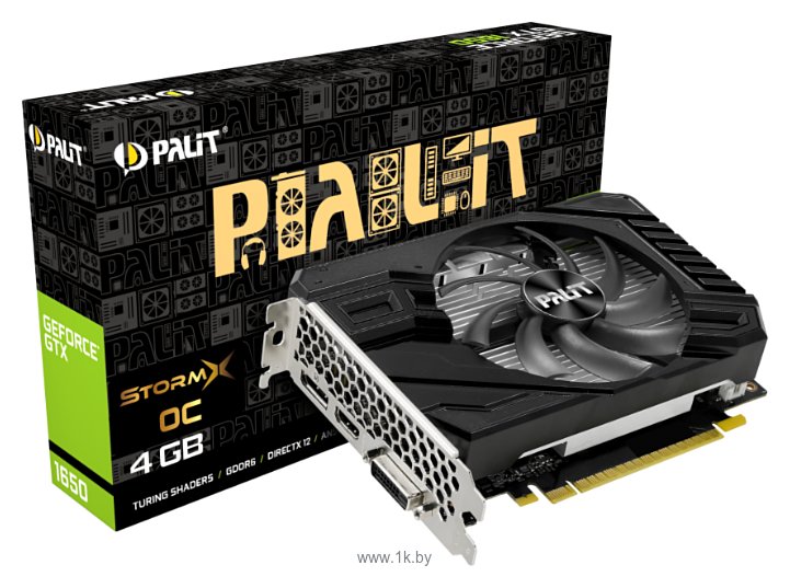 Фотографии Palit GeForce GTX 1650 4096MB StormX OC (NE61650U18G1-166F)