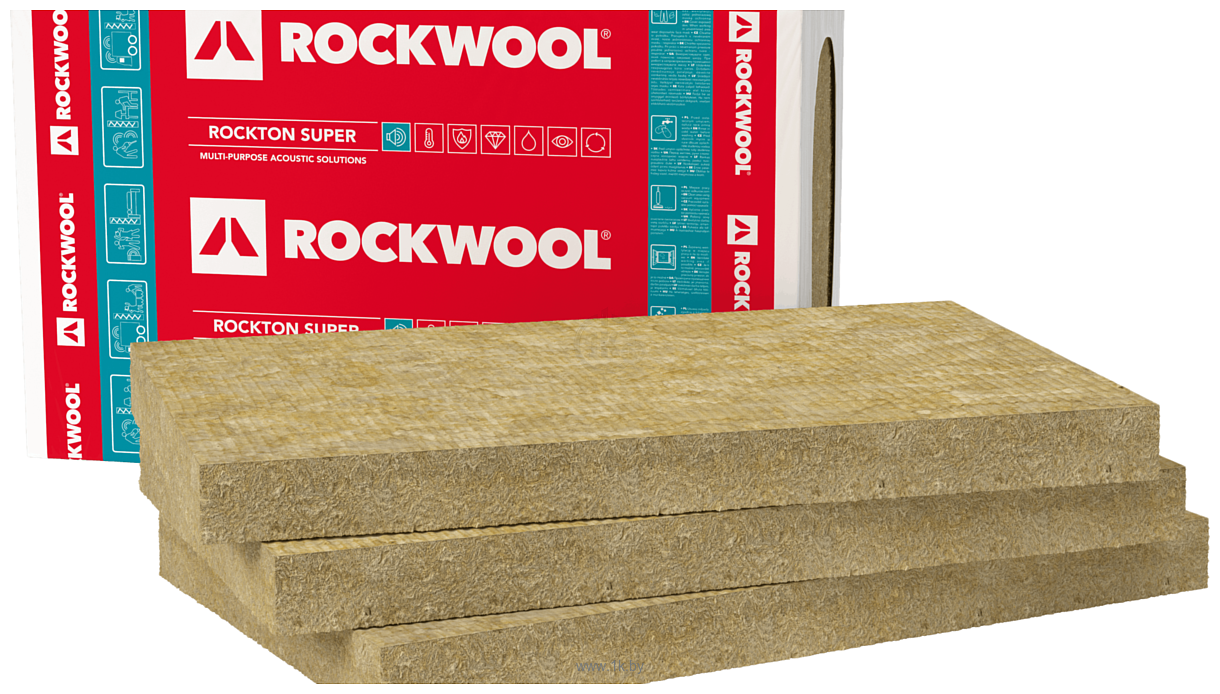 Фотографии Rockwool Rockton Super 1000x610x100 мм 3.66 кв.м.