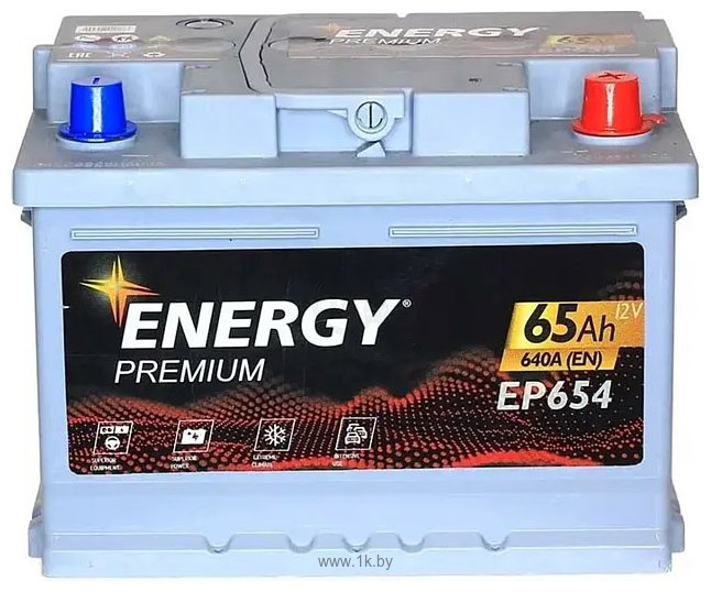Фотографии Energy Premium EP654 R+ низ (65Ah)