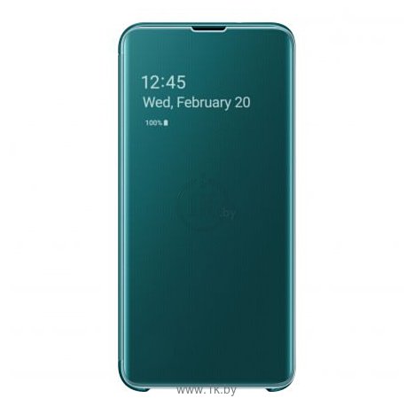 Фотографии Samsung Clear View Cover для Samsung Galaxy S10e (зеленый)