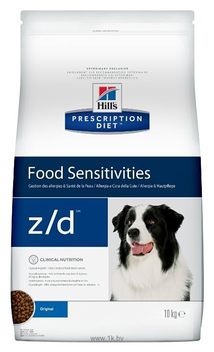 Фотографии Hill's (10 кг) Prescription Diet Z/D Canine Allergy Management dry