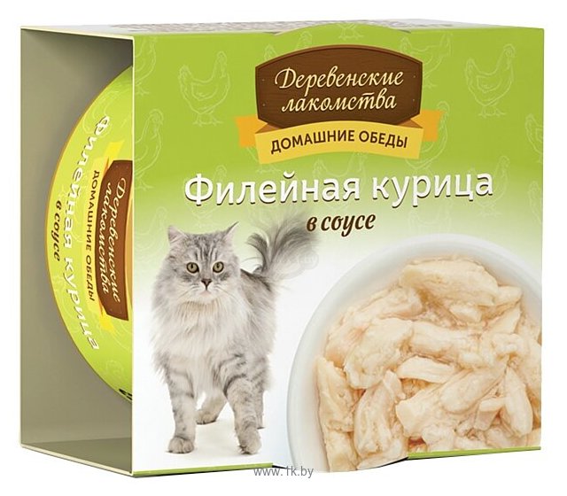 Фотографии Деревенские Лакомства Домашние обеды Филейная курица в соусе (0.08 кг)