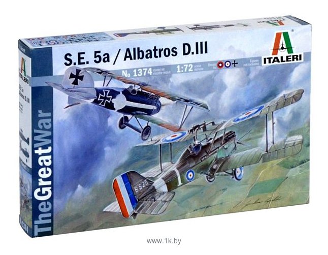 Фотографии Italeri 1374 Истребитель S.E.5a и Albatros D.III