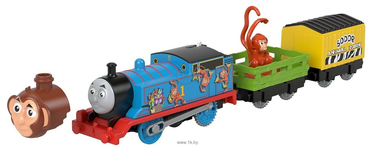 Фотографии Thomas and Friends Поездной состав Паровозик с маской животного серия TrackMaster GLK69