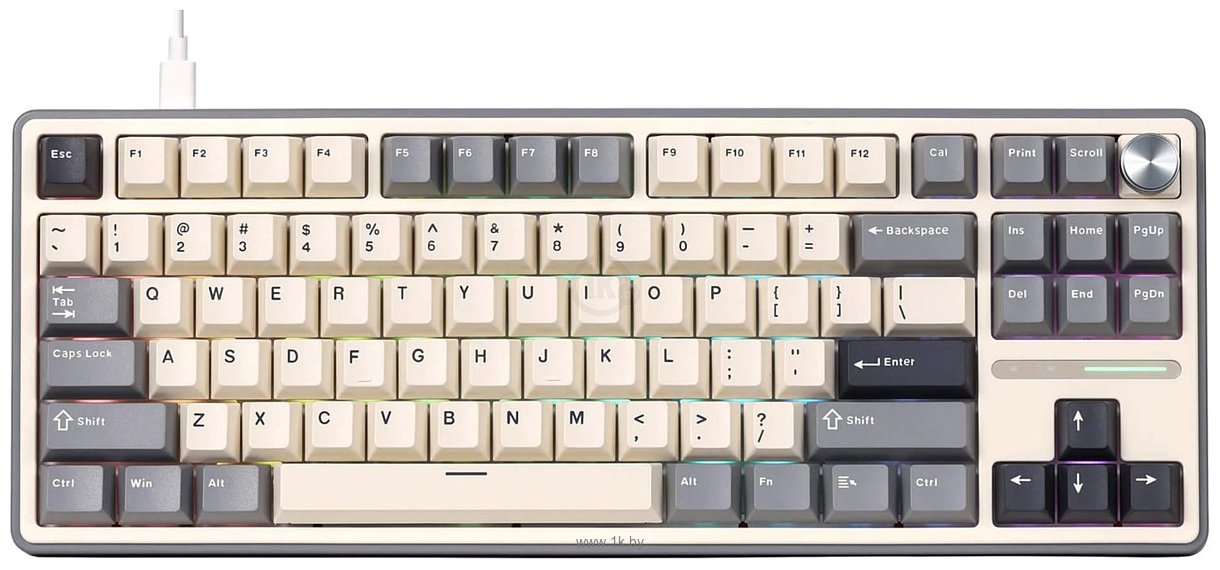 Фотографии Royal Kludge R87 Pro RGB Half Grey RK Creamy