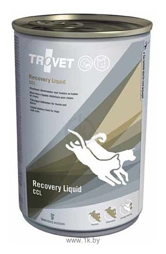 Фотографии TROVET (0.395 кг) 1 шт. Recovery Liquid CCL canned cat&dog