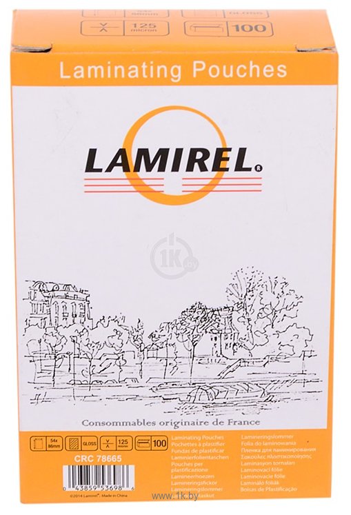 Фотографии Lamirel 54x86 мм, 125 мкм, 100 л LA-78665