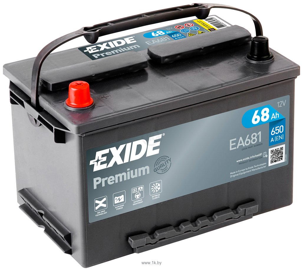 Фотографии Exide Premium EA681 (68Ah)