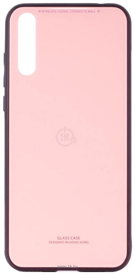 Фотографии Case Glassy для Huawei Y8p (розовый)