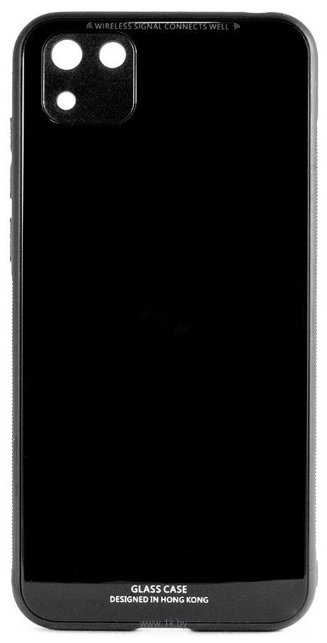 Фотографии Case Glassy для Huawei Y5p/Honor 9S (черный)
