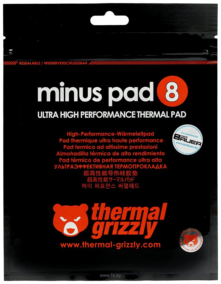 Фотографии Thermal Grizzly Minus Pad 8 120x20x3 TG-MP8-120-20-30-1R