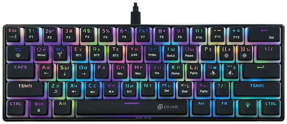 Фотографии Oklick K763W black