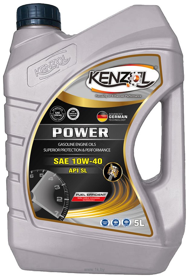 Фотографии Kenzol Power SAE 10W-40 API SL 5л