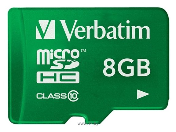 Фотографии Verbatim Tablet microSDHC Class 10 UHS-1 8GB + SD adapter