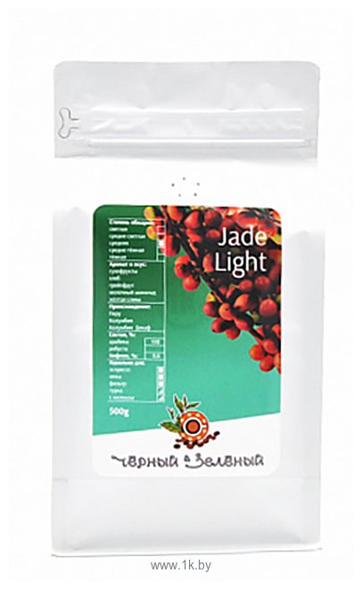 Фотографии Чёрный & Зелёный Jade Light молотый 500 г