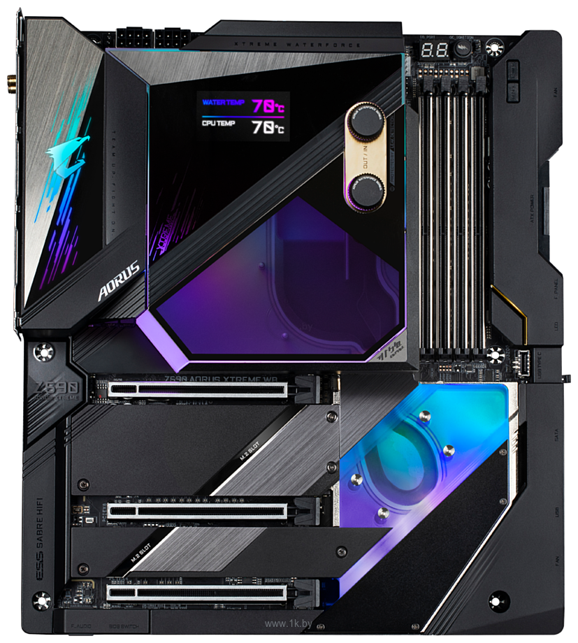 Фотографии GigaByte Z590 Aorus Xtreme Waterforce (rev. 1.0)