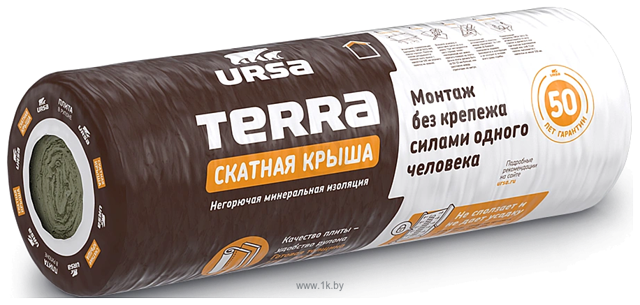 Фотографии URSA Terra 35 QN Скатная крыша 150 мм 4.25 кв.м.