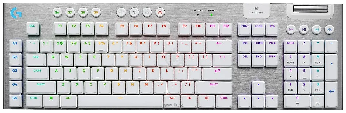 Фотографии Logitech G915 X Lightspeed GL Tactile 920-012685 white (без кириллицы)