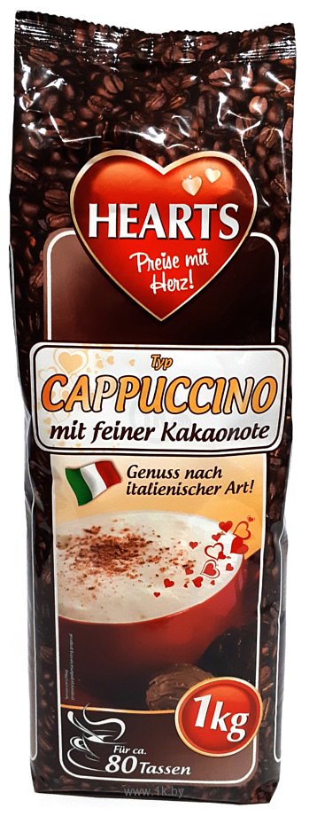 Фотографии Hearts Cappuccino Kakaonote растворимый 1 кг