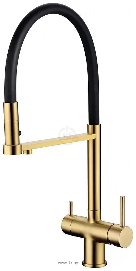 Фотографии Grocenberg GB4095 с гибким изливом (золото матовый) Фотографии Grocenberg GB4095 с гибким изливом (золото матовый)