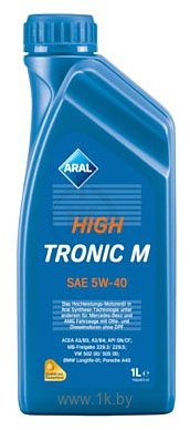 Фотографии Aral HighTronic M SAE 5W-40 1л