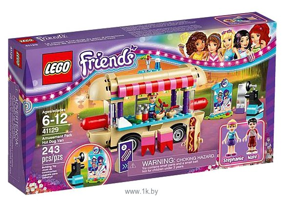 Фотографии LEGO Friends 41129 Парк развлечений: Фургон с хот-догами