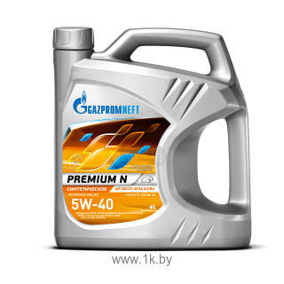 Фотографии Gazpromneft Premium L 5W-40 4л