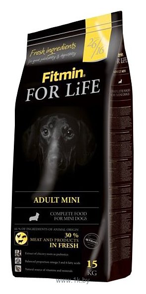 Фотографии Fitmin (3 кг) Dog For Life Adult mini