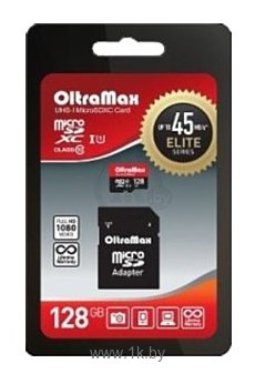 Фотографии OltraMax microSDXC Class 10 UHS-1 45MB/s 128GB + SD adapter