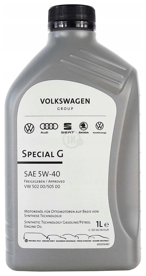 Фотографии AUDI/Volkswagen Special G 5W-40 1л GS55502M2