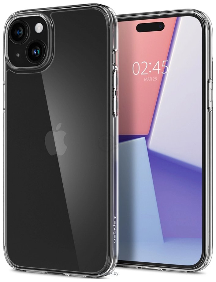 Фотографии Spigen Air Skin Hybrid для iPhone 15 ACS06785 (прозрачный)