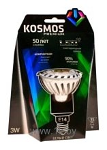 Фотографии Kosmos Premium LED JDR 3W 4500K E14