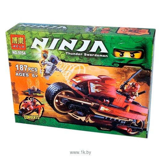 Фотографии BELA Ninja 9754 Супер быстрый мотоцикл ниндзи Кая