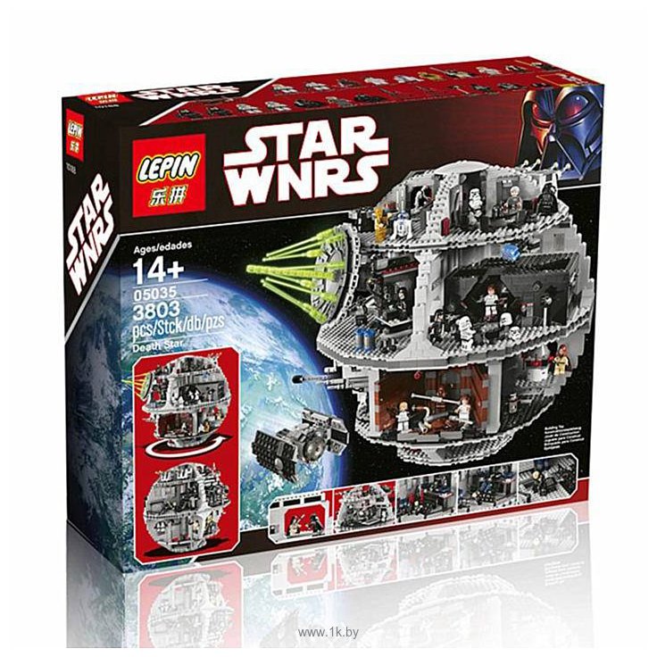 Фотографии Lepin Star Wars 05035 Звезда Смерти аналог Lego 75159