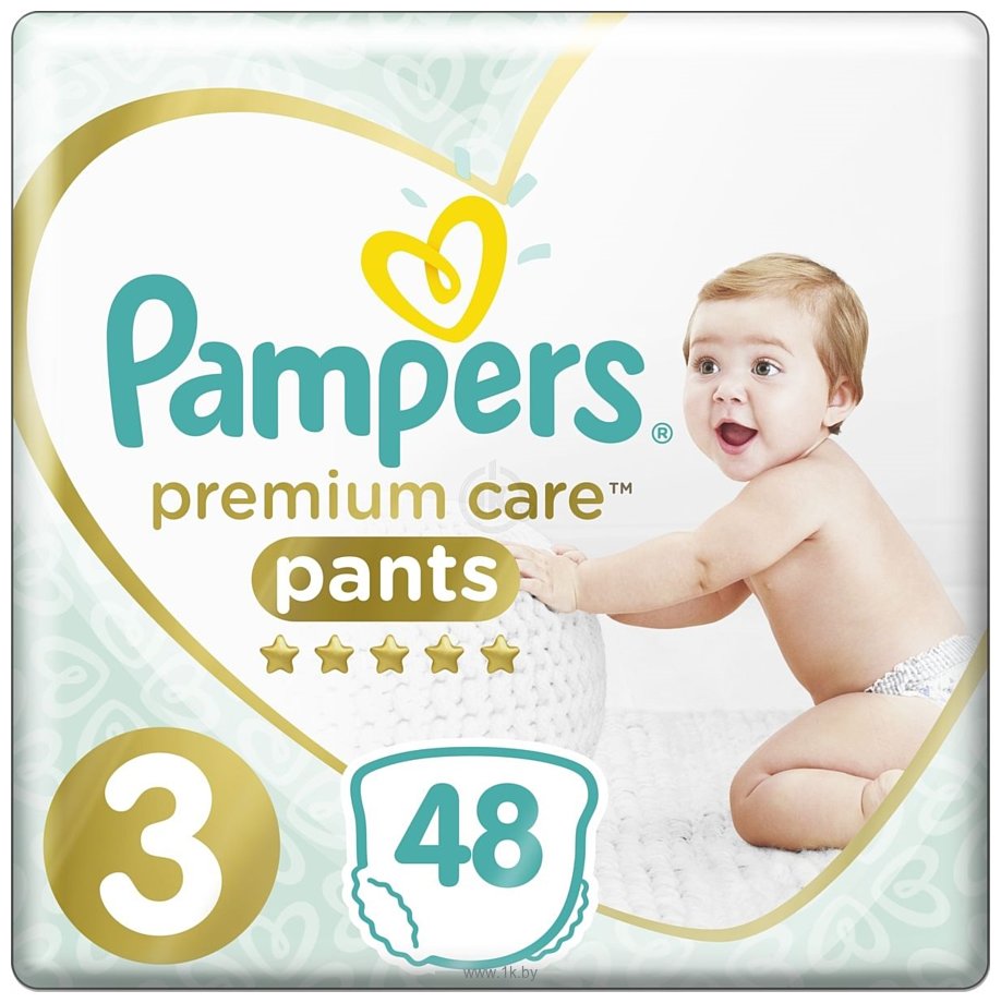 Фотографии Pampers Premium Care Pants 3 Midi (48 шт)