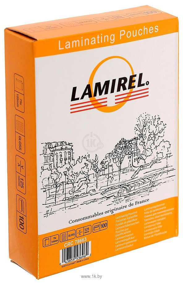 Фотографии Lamirel 75x105 мм, 125 мкм, 100 л LA-78663
