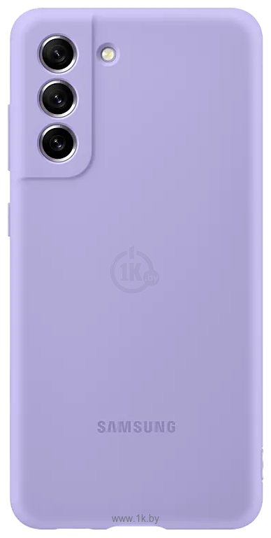 Фотографии Samsung Silicone Cover S21 FE (фиолетовый)