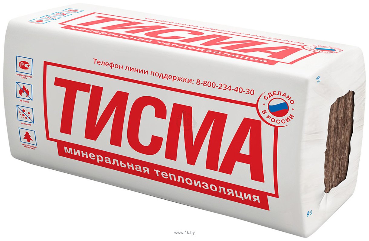 Фотографии KNAUF Insulation Тисма TS 038 100x600x1300 (8 шт, 6.24 м.кв.)