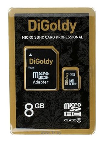 Фотографии Digoldy microSDHC class 6 8GB + SD adapter
