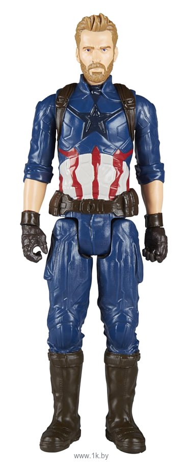 Фотографии Hasbro Marvel Infinity War Titan Hero Captain America + Power FX Port