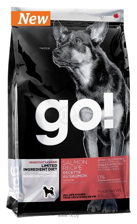 Фотографии GO! (0.23 кг) Sensitivity + Shine Salmon Dog Recipe Limited Ingredient Diet, Grain Free, Potato Free
