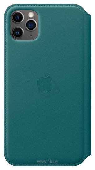Фотографии Apple Folio для iPhone 11 Pro (зеленый павлин)