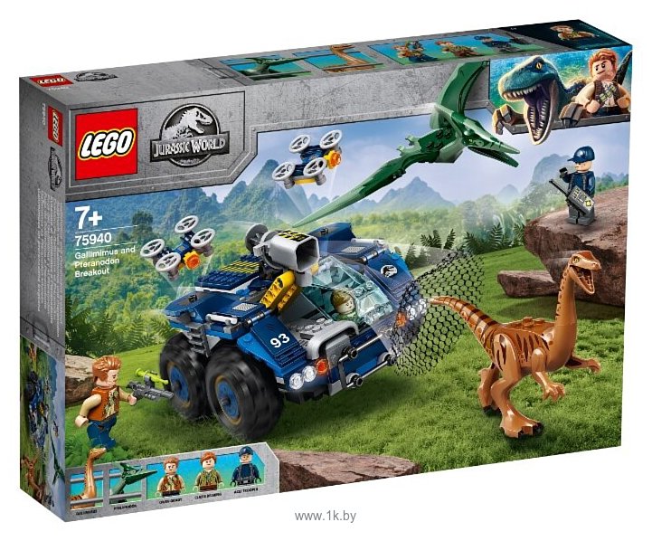 Фотографии LEGO Jurassic World 75940 Побег галлимима и птеранодона