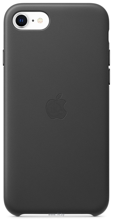 Фотографии Apple Leather Case для iPhone SE 2020 (черный)