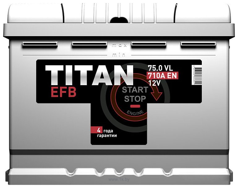 Фотографии Titan EFB 6СТ-75.0 VL (75Ah)