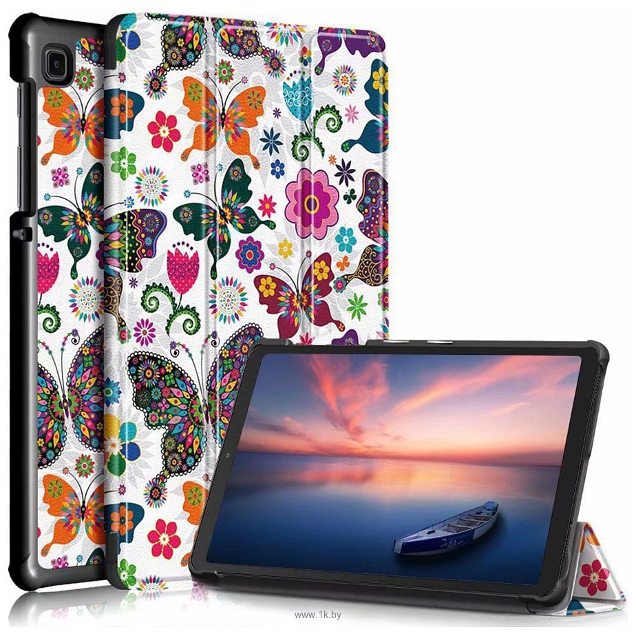 Фотографии JFK Smart Case для Samsung Galaxy Tab A7 Lite (бабочки)