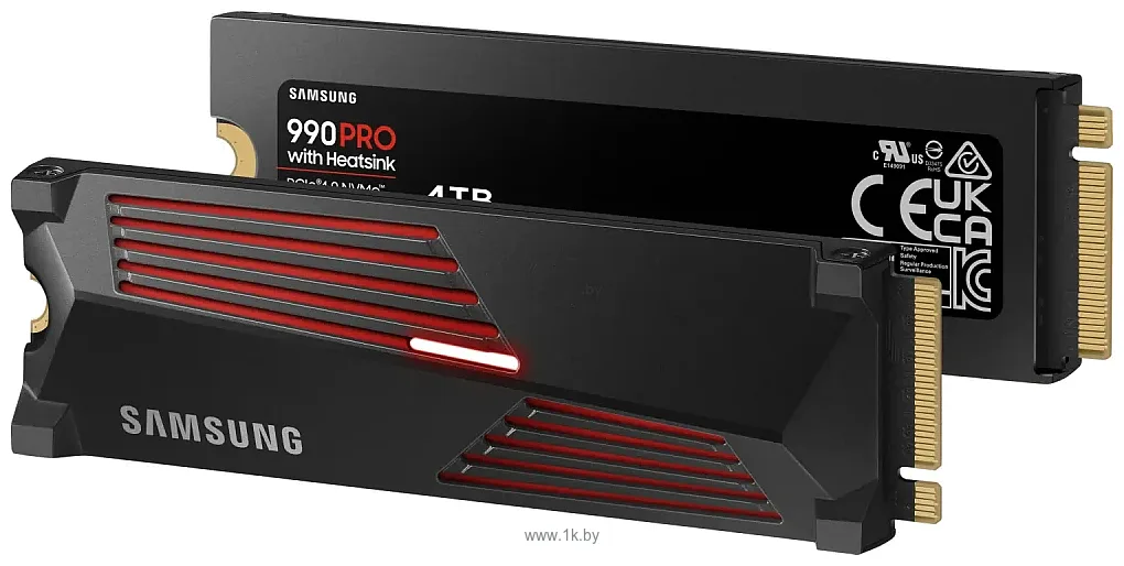 Фотографии Samsung 990 Pro с радиатором 4TB MZ-V9P4T0CW Фотографии Samsung 990 Pro с радиатором 4TB MZ-V9P4T0CW